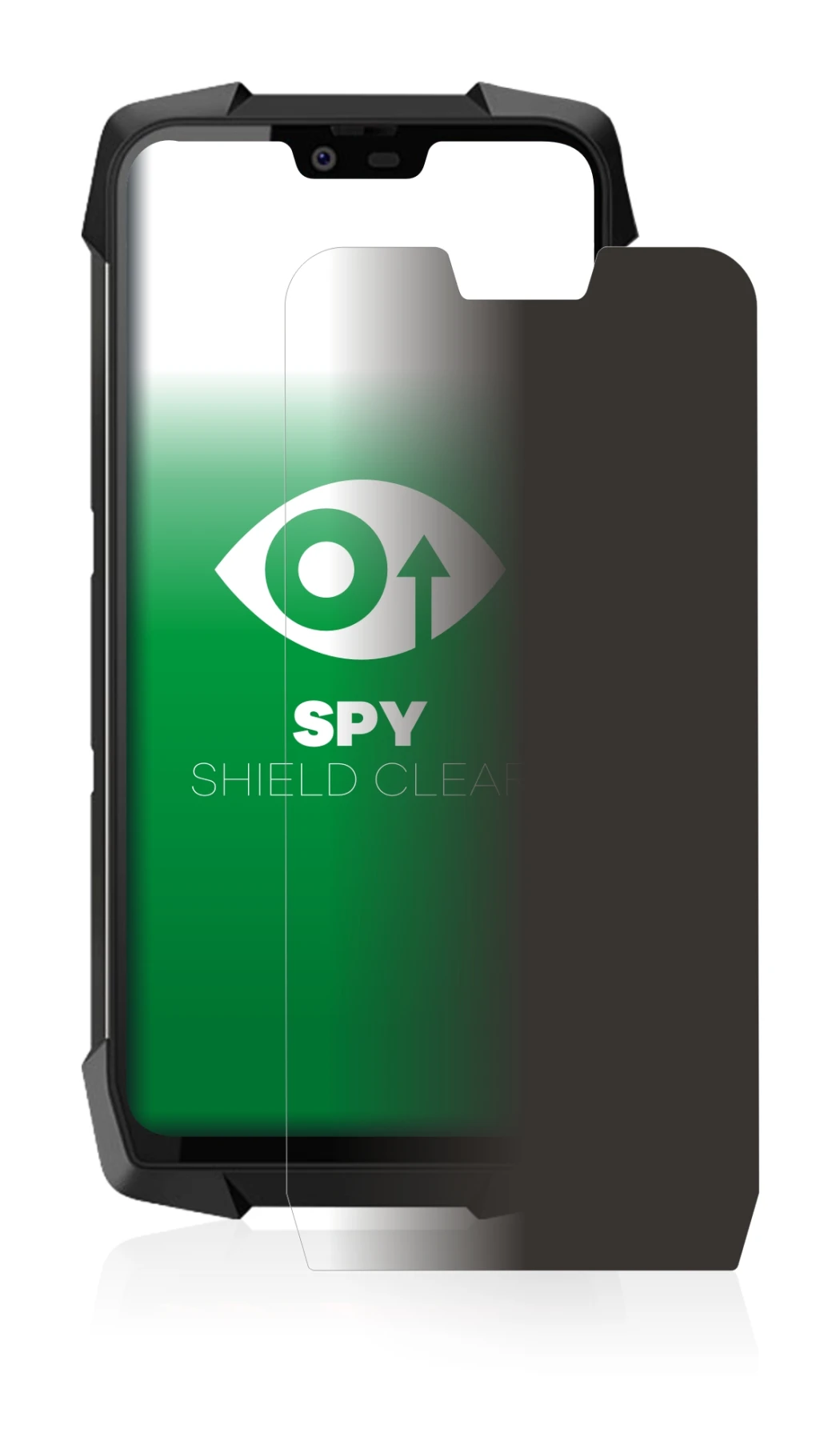Image of the device Blackview BV9700 Pro with a wide variety of screen protectors.
