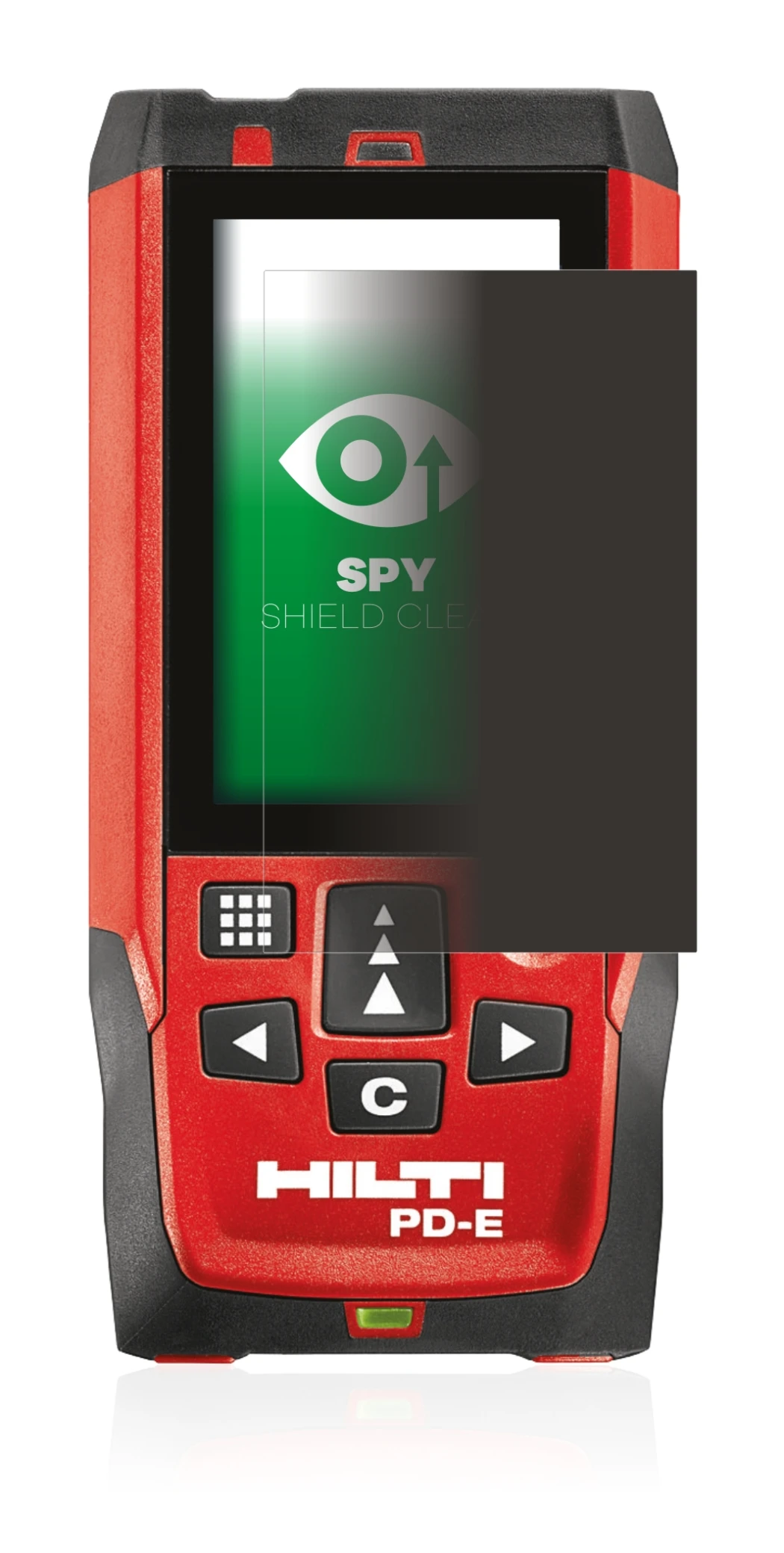 Image of the device Hilti PD-E with a wide variety of screen protectors.