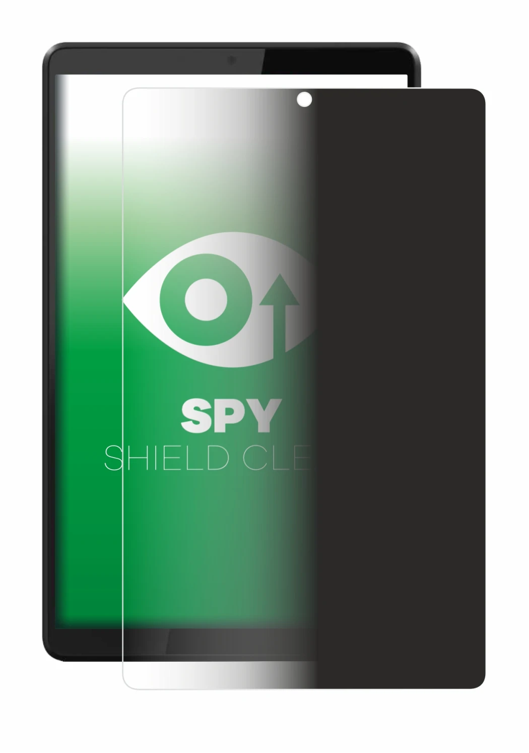 Image of the device Lenovo Tab M8 with a wide variety of screen protectors.