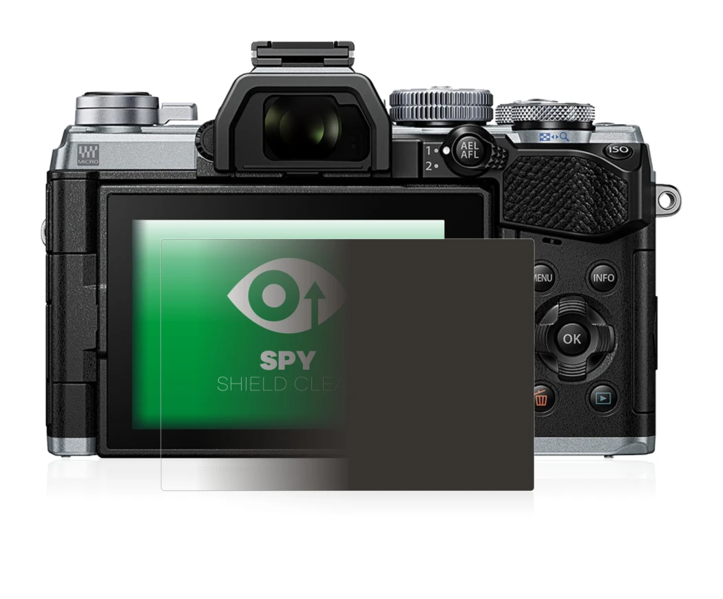 Image of the device Olympus OM-D E-M5 Mark III with a wide variety of screen protectors.