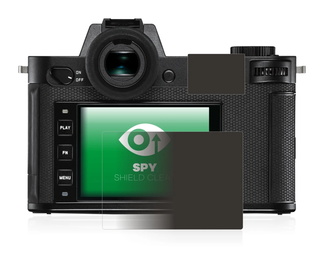Image of the device Leica SL2 with a wide variety of screen protectors.