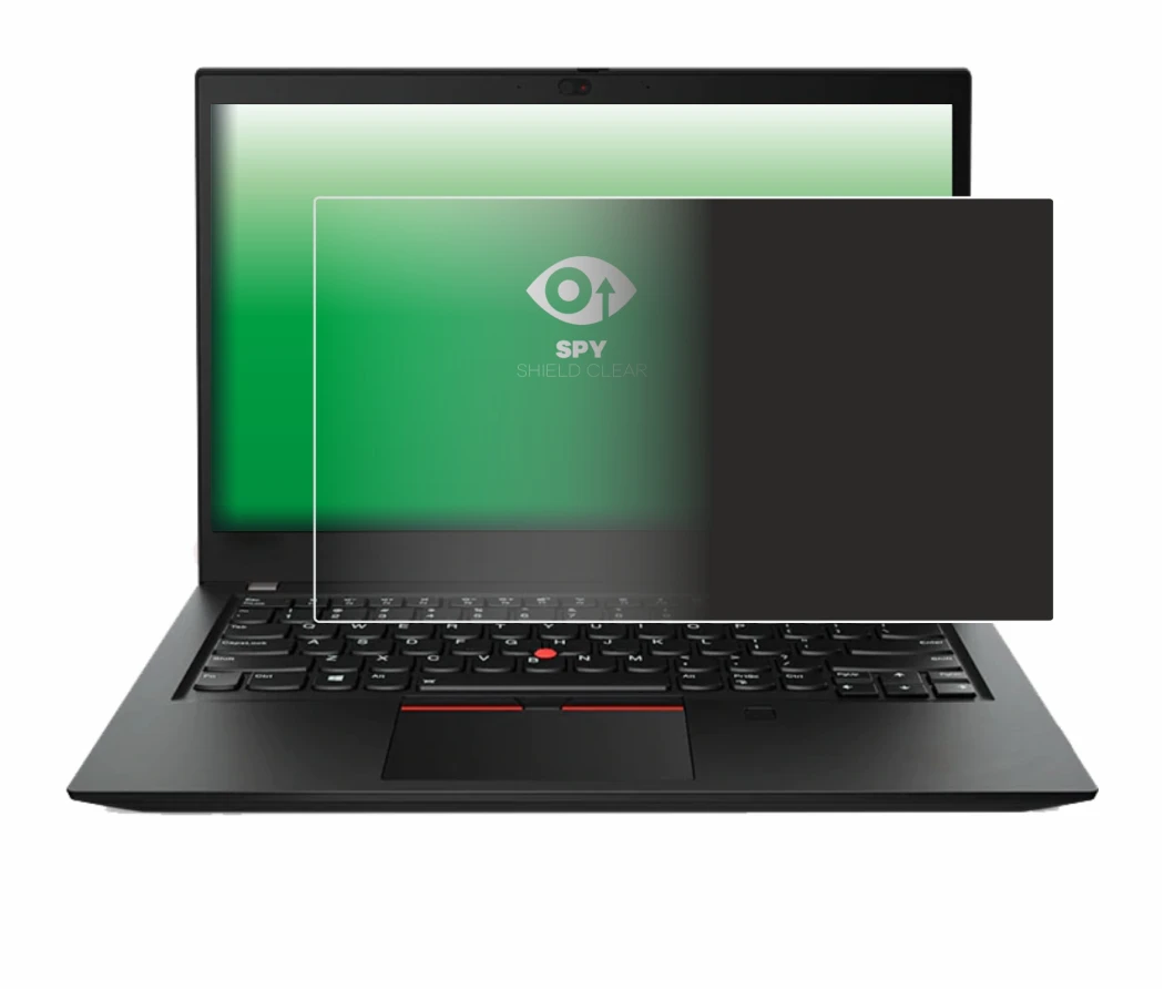 Image of the device Lenovo ThinkPad T490s with a wide variety of screen protectors.