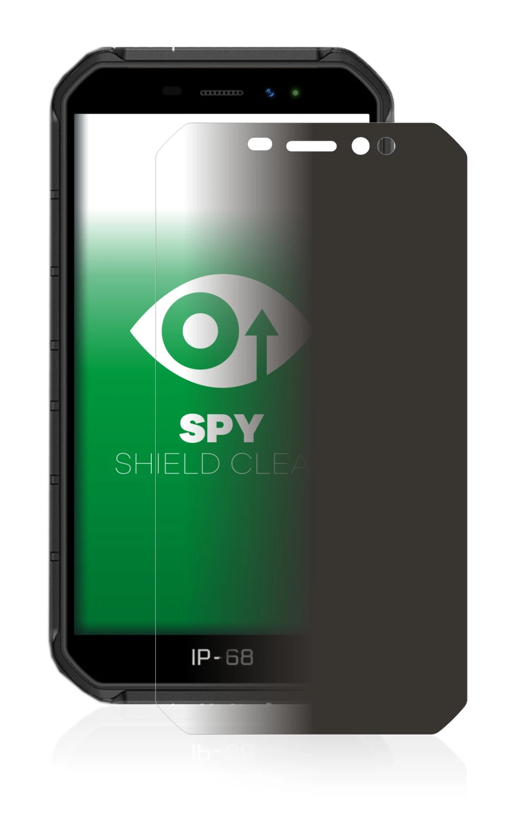 Image of the device Ulefone Armor X7 with a wide variety of screen protectors.