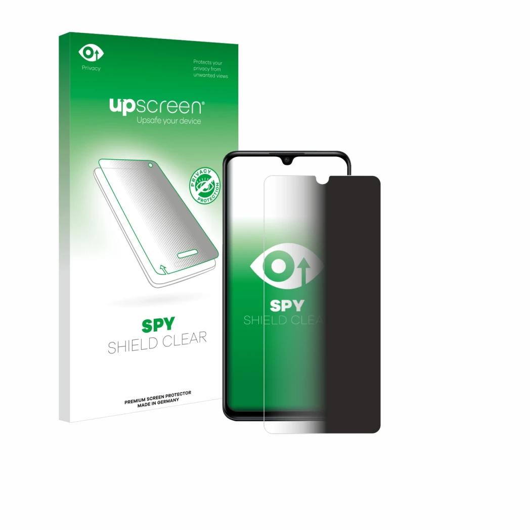Front side of a product packaging with the brand logo upscreen. Next to it is the device Huawei P30 lite New Edition shown wit