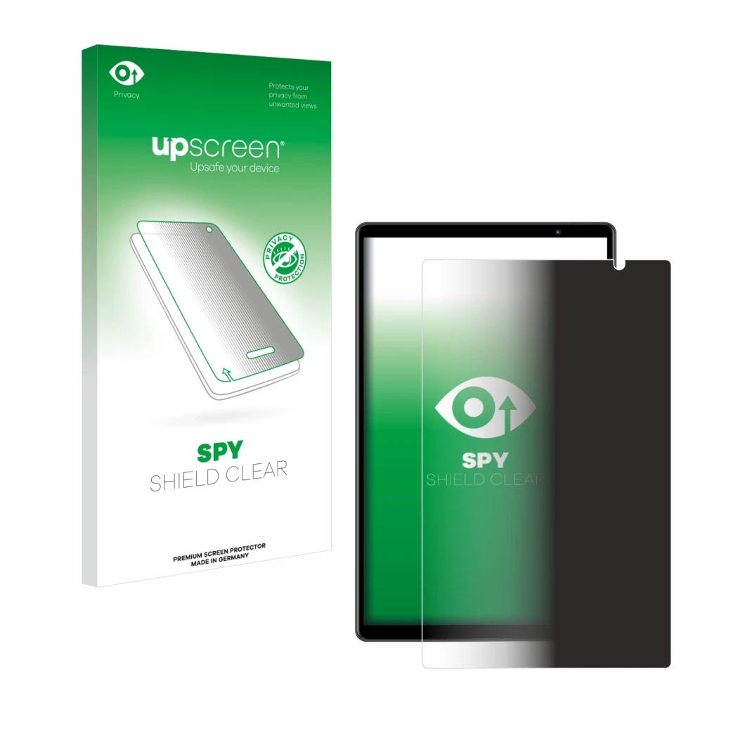 Front side of a product packaging with the brand logo upscreen. Next to it is the device Teclast P10S shown with the correspon
