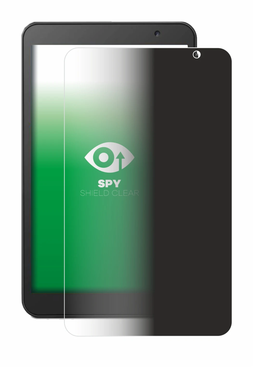 Image of the device Vankyo MatrixPad S8 with a wide variety of screen protectors.