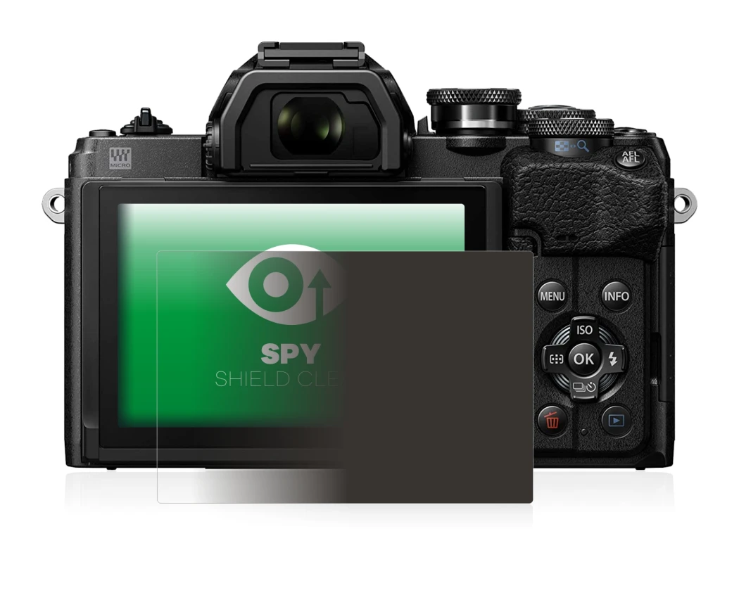 Image of the device Olympus OM-D E-M10 Mark IV with a wide variety of screen protectors.