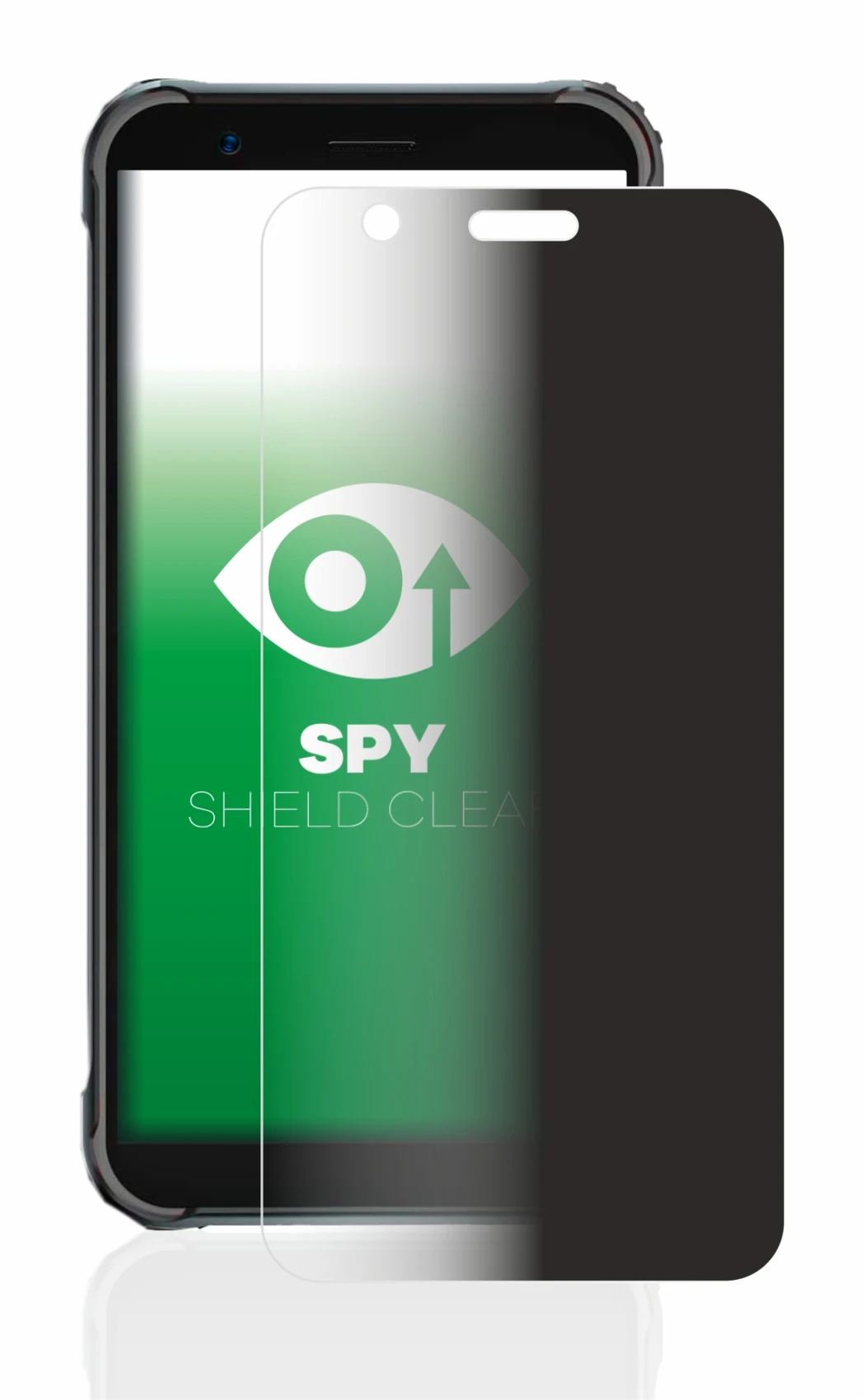 Image of the device Blackview BV4900 Pro with a wide variety of screen protectors.