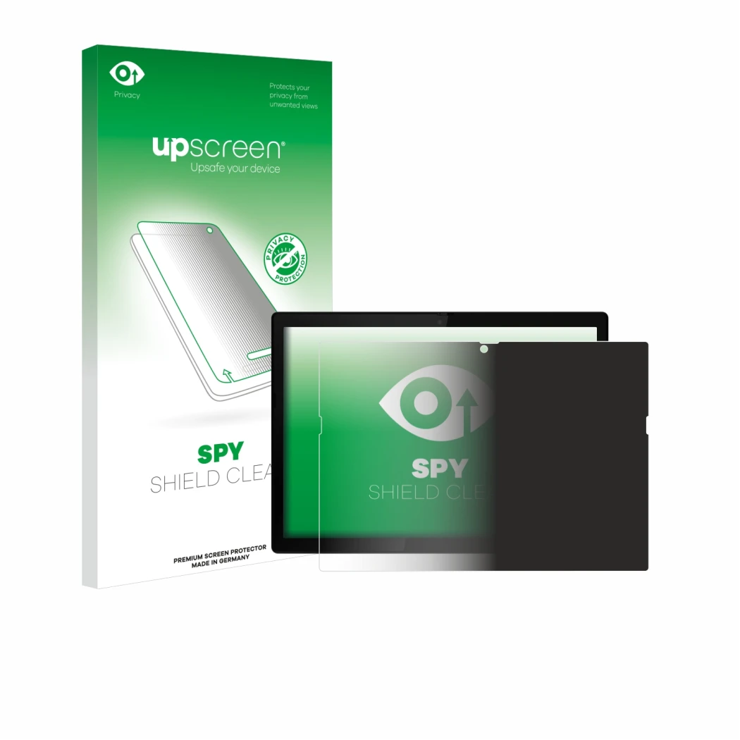 Front side of a product packaging with the brand logo upscreen. Next to it is the device Lenovo ThinkPad X12 Detachable Gen 1