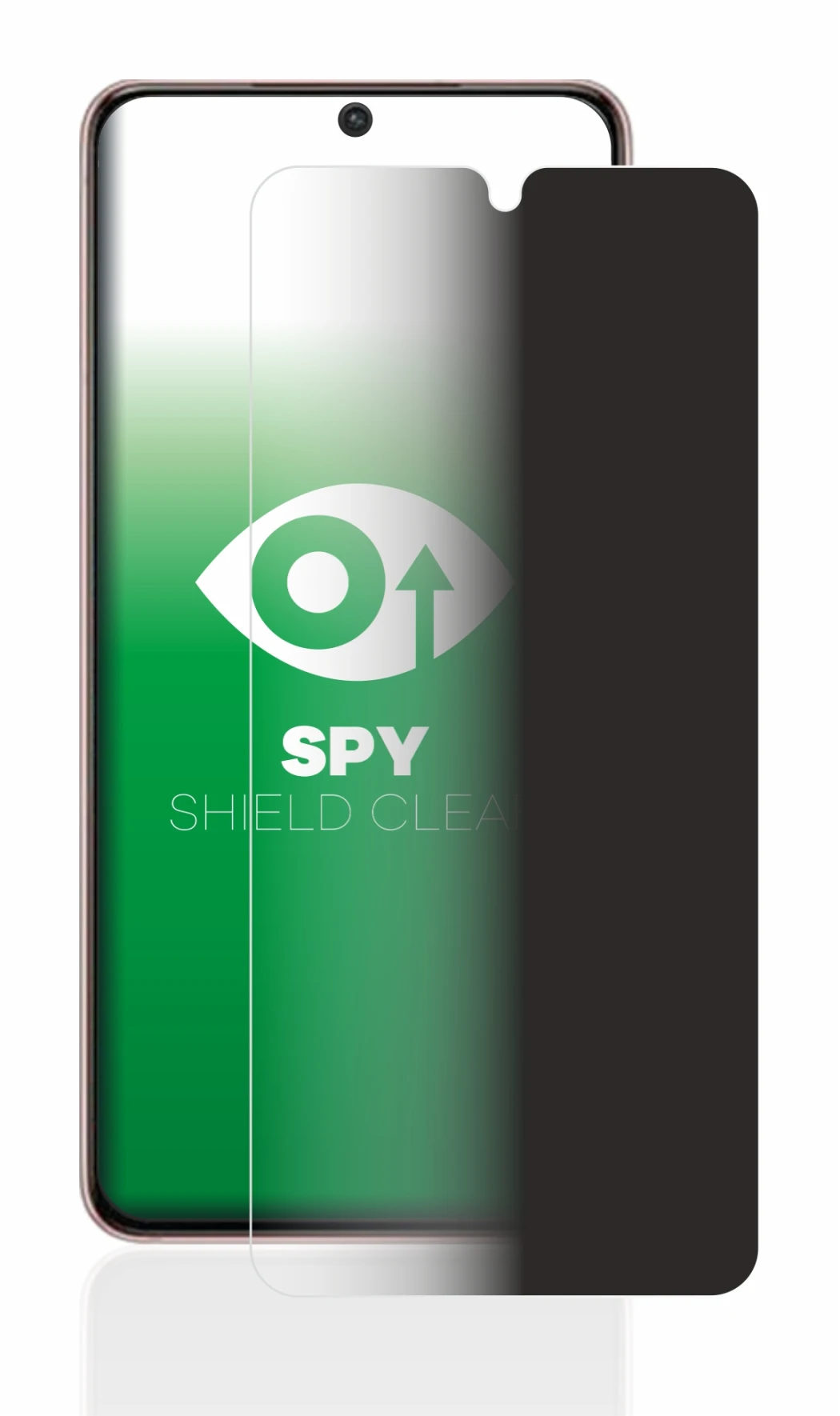 Image of the device Samsung Galaxy S21 with a wide variety of screen protectors.