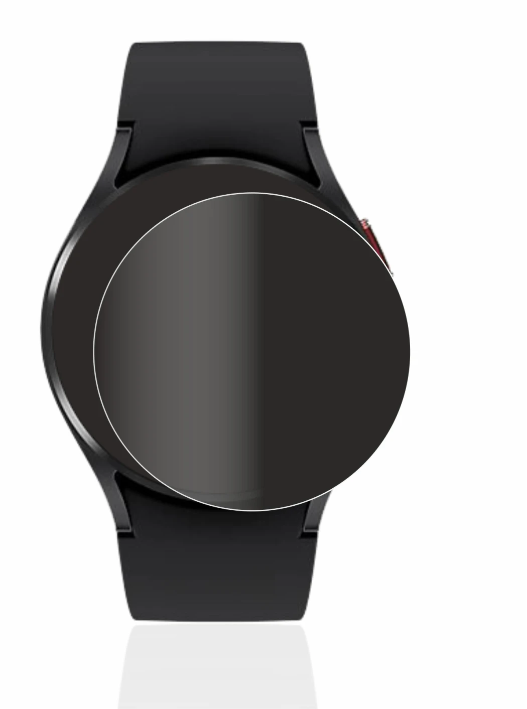 Image of the device Samsung Galaxy Watch 4 (40mm) with a wide variety of screen protectors.