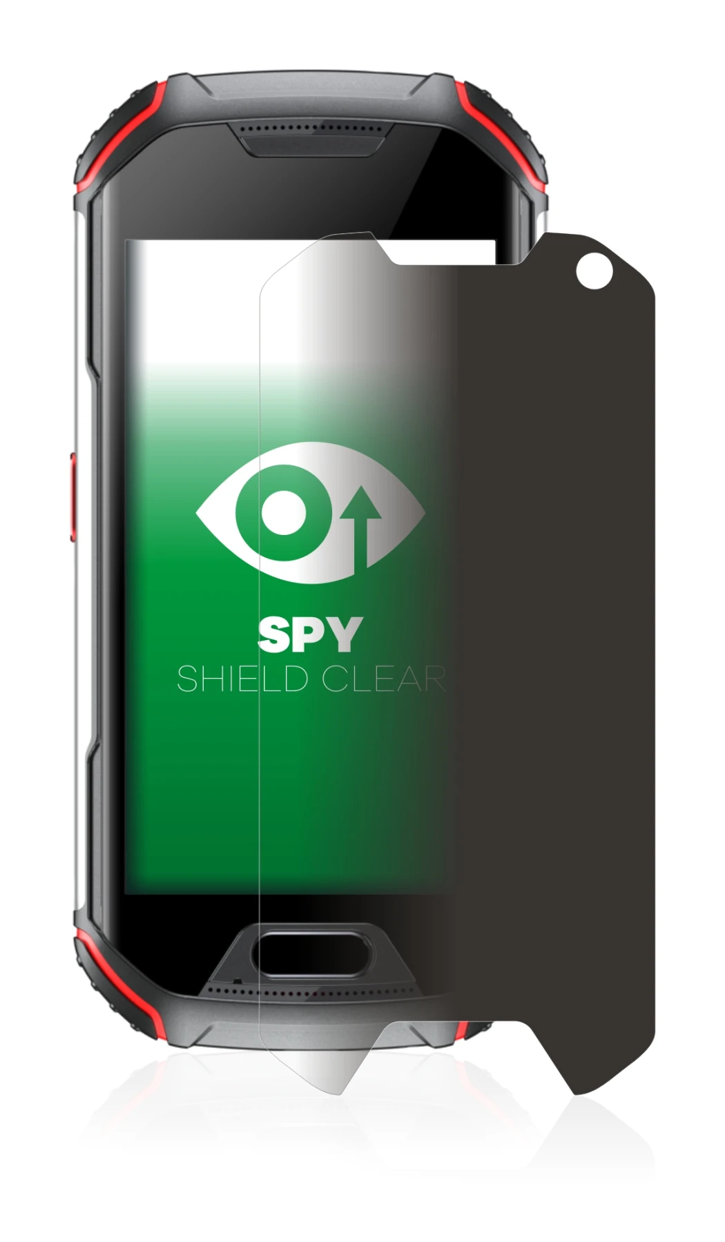 Image of the device Unihertz Atom XL with a wide variety of screen protectors.