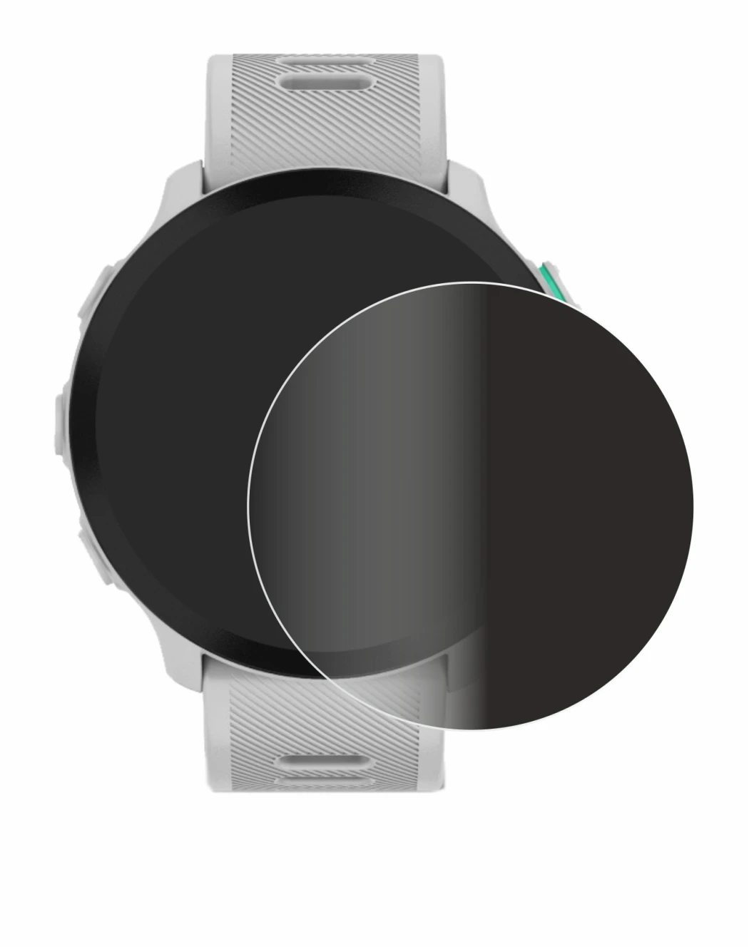 Image of the device Garmin Forerunner 55 with a wide variety of screen protectors.