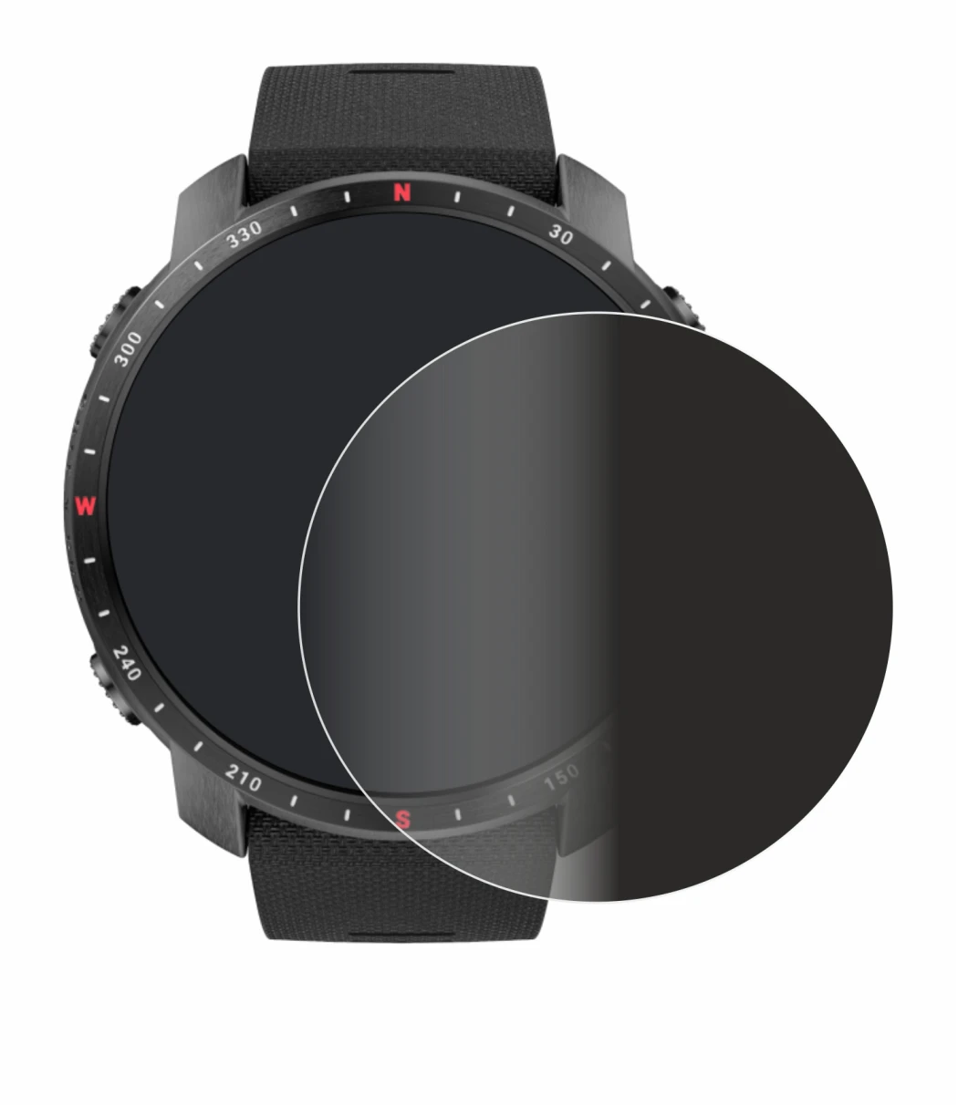 Image of the device Polar Grit X Pro with a wide variety of screen protectors.