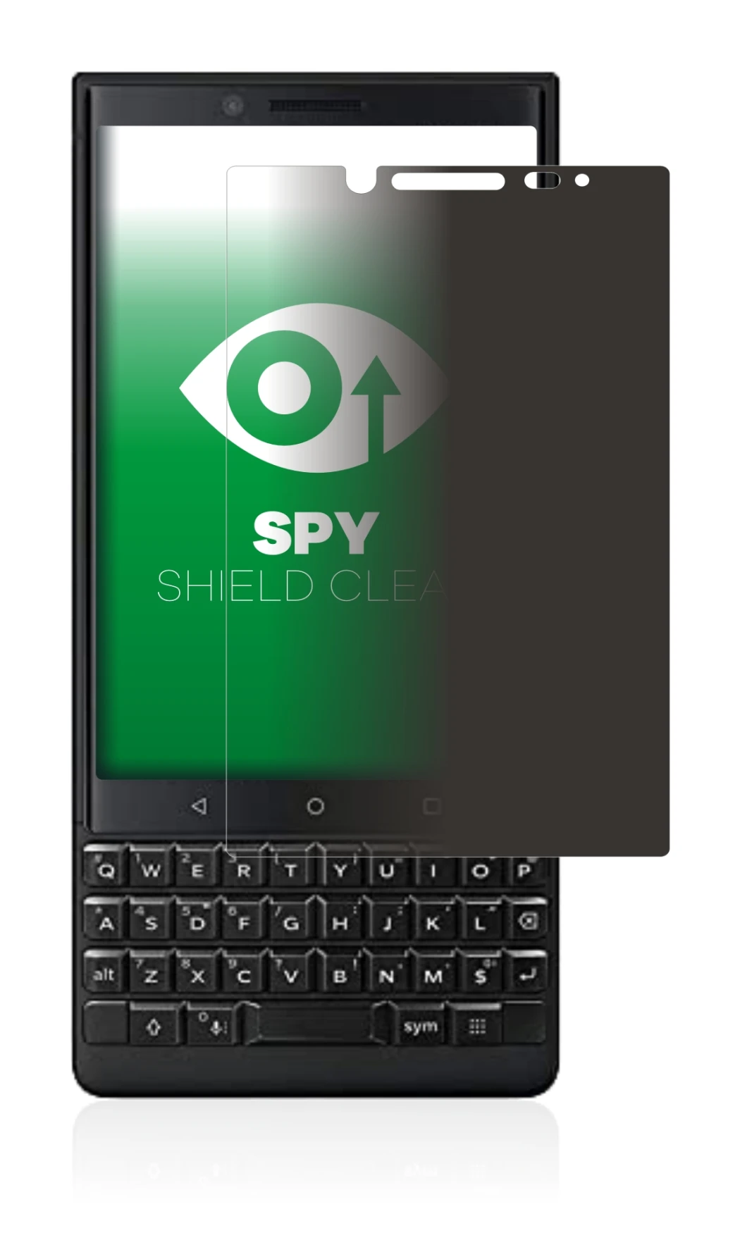 Image of the device BlackBerry Key2 (Dual Sim) with a wide variety of screen protectors.