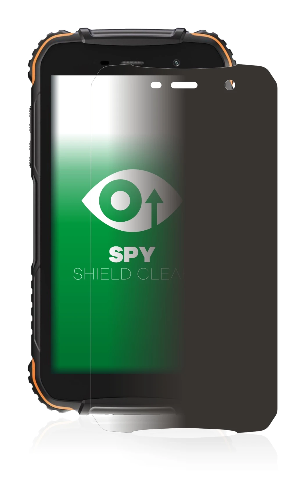 Image of the device Doogee S35T with a wide variety of screen protectors.