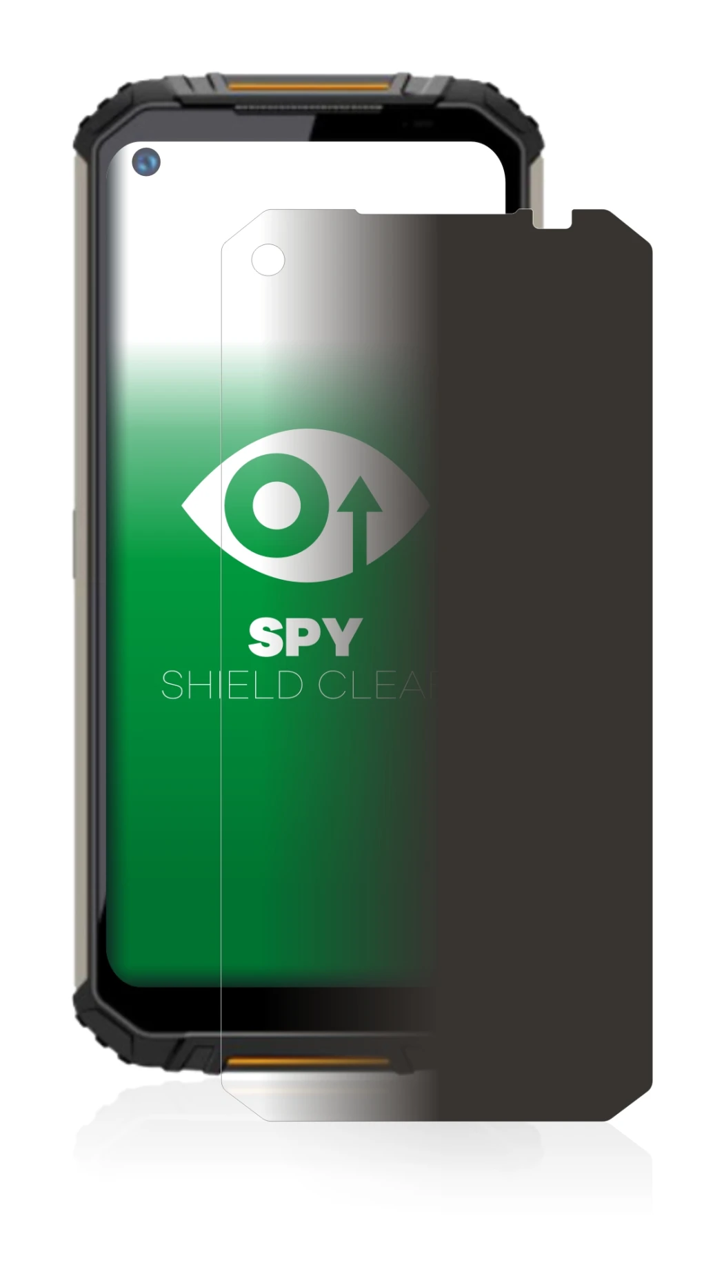 Image of the device Oukitel WP16 with a wide variety of screen protectors.