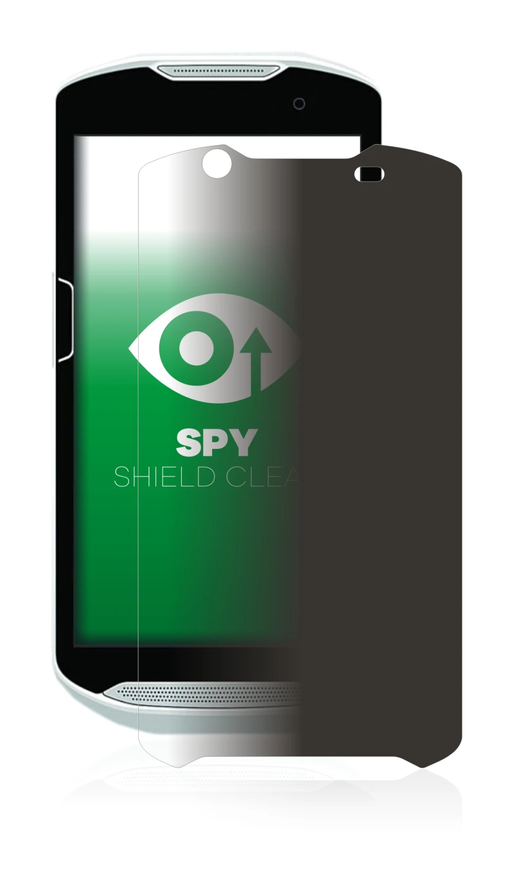 Image of the device Zebra TC52 with a wide variety of screen protectors.