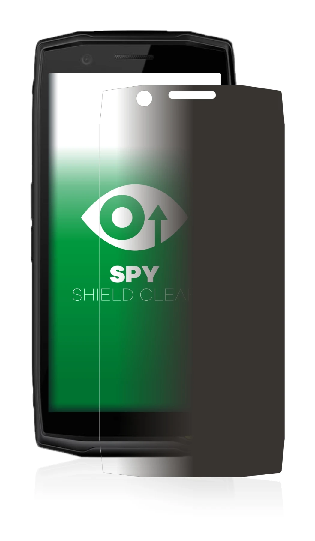 Image of the device Crosscall Action-X5 with a wide variety of screen protectors.