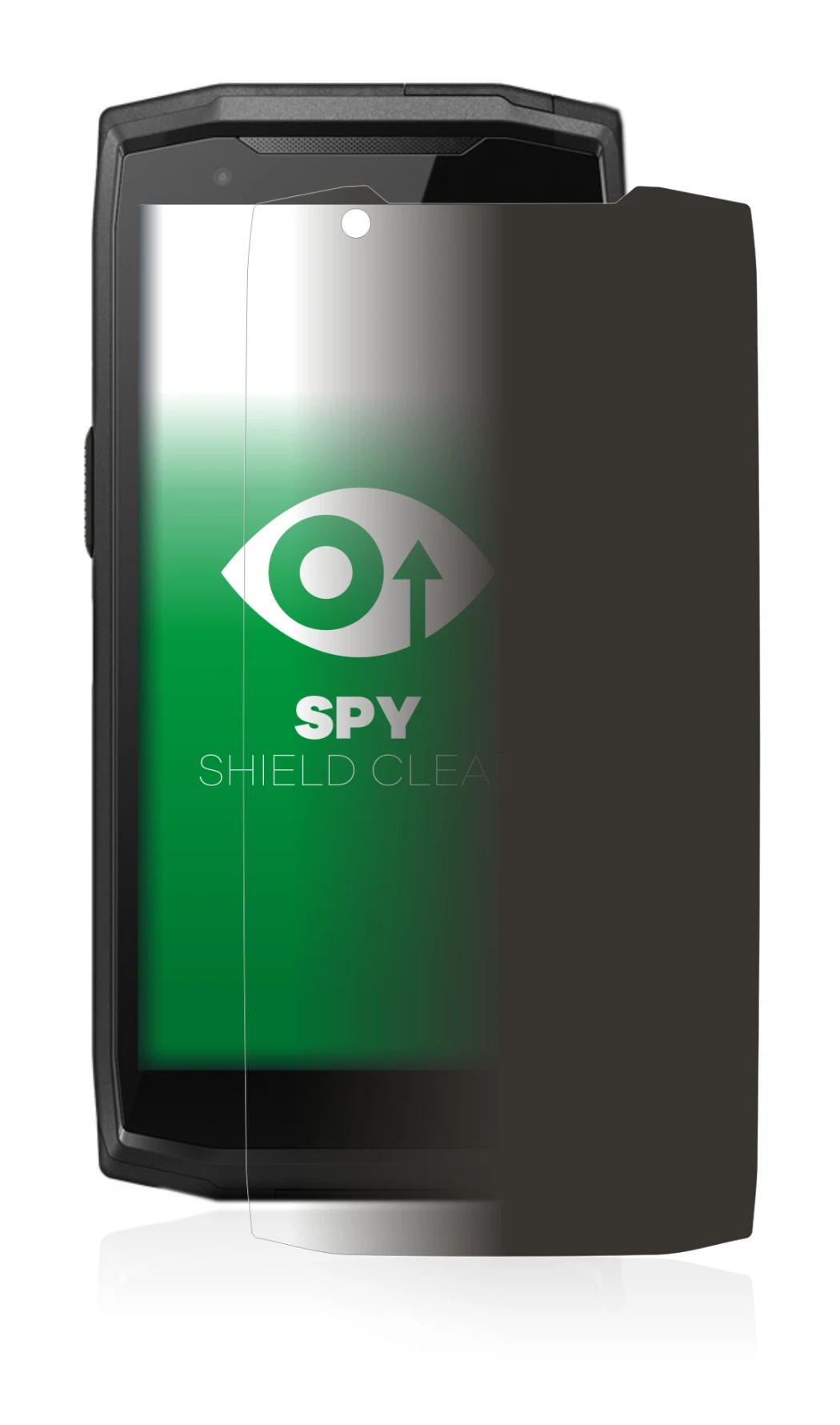 Image of the device Crosscall Core-M5 with a wide variety of screen protectors.