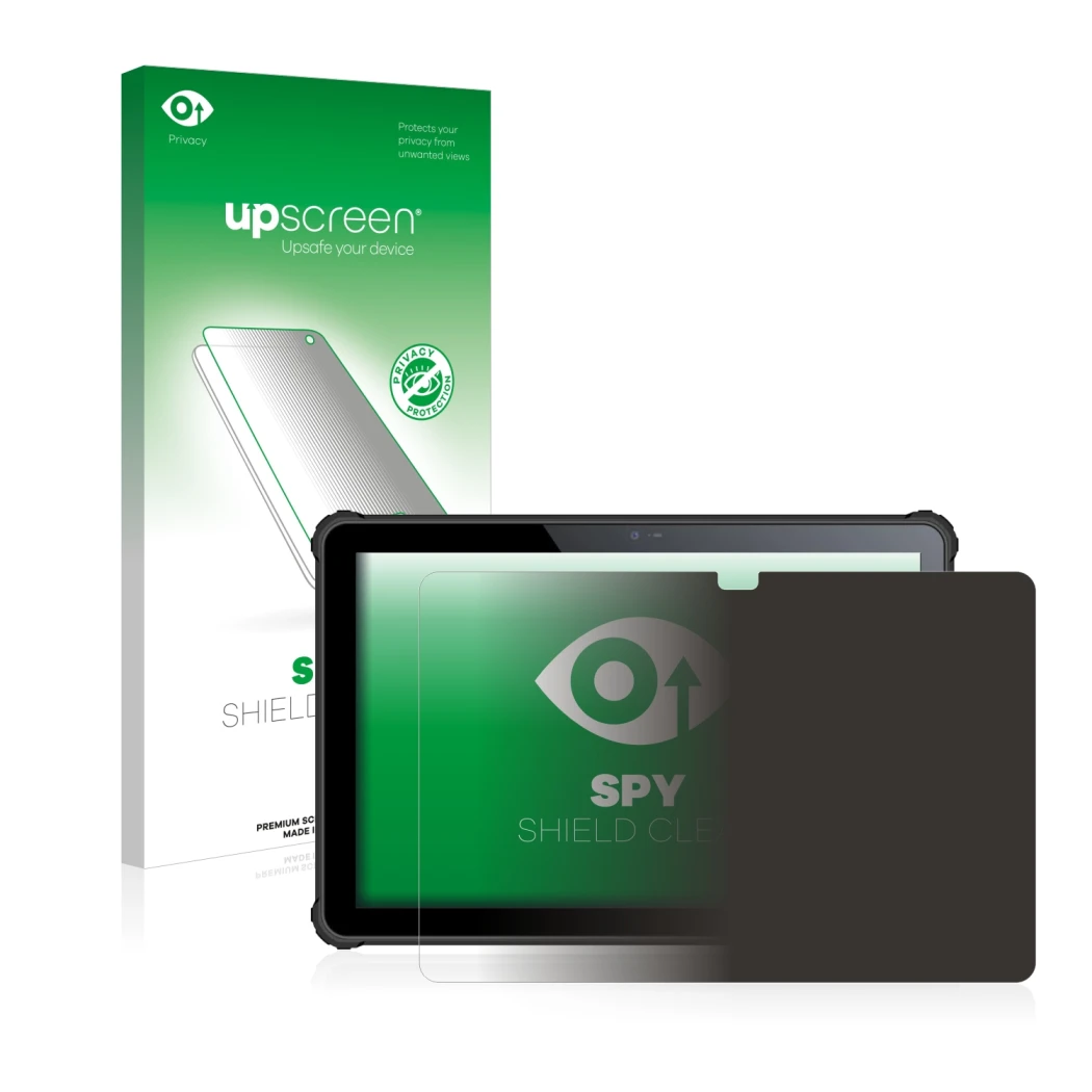 Front side of a product packaging with the brand logo upscreen. Next to it is the device Oukitel RT2 shown with the correspond