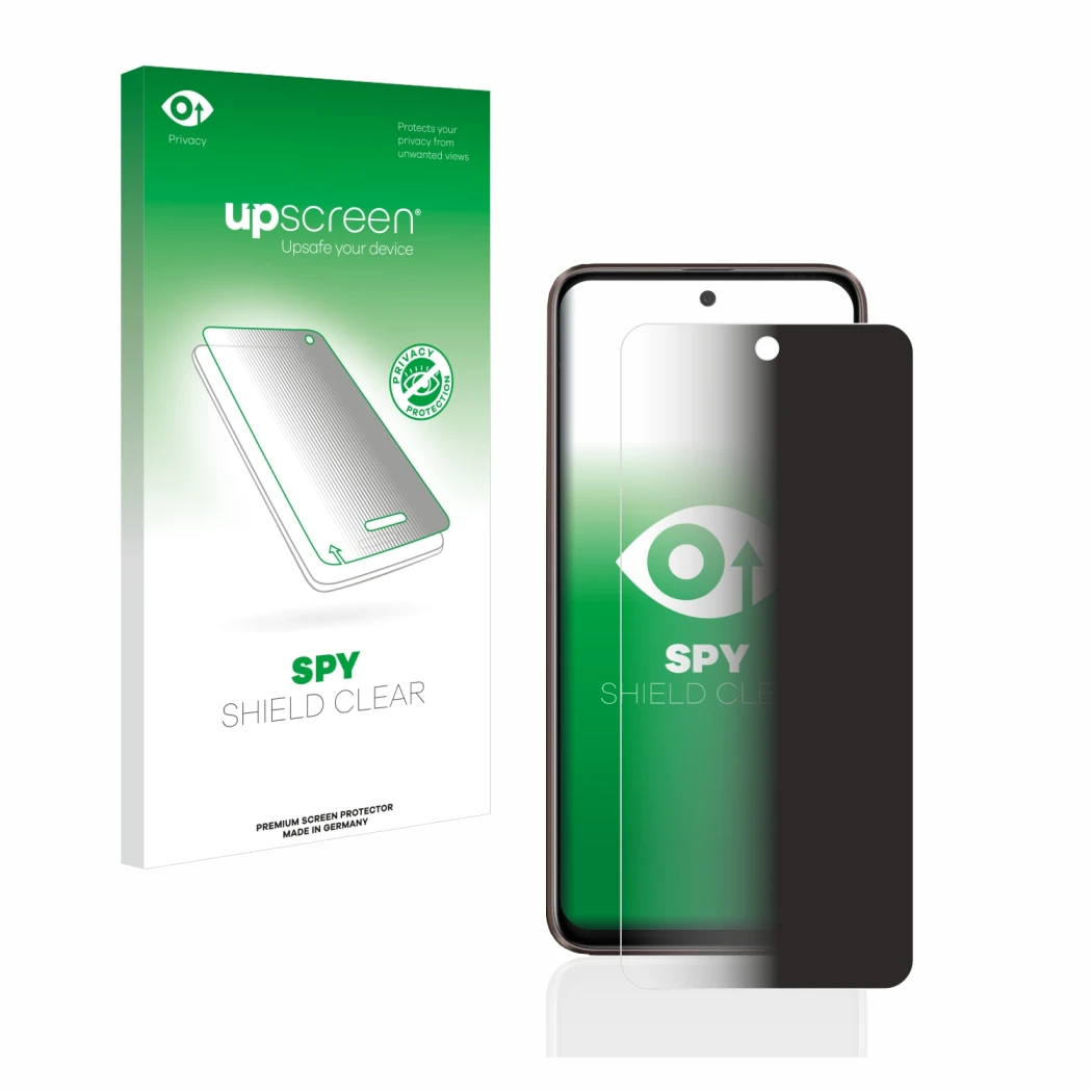 Front side of a product packaging with the brand logo upscreen. Next to it is the device HTC U23 Pro shown with the correspond