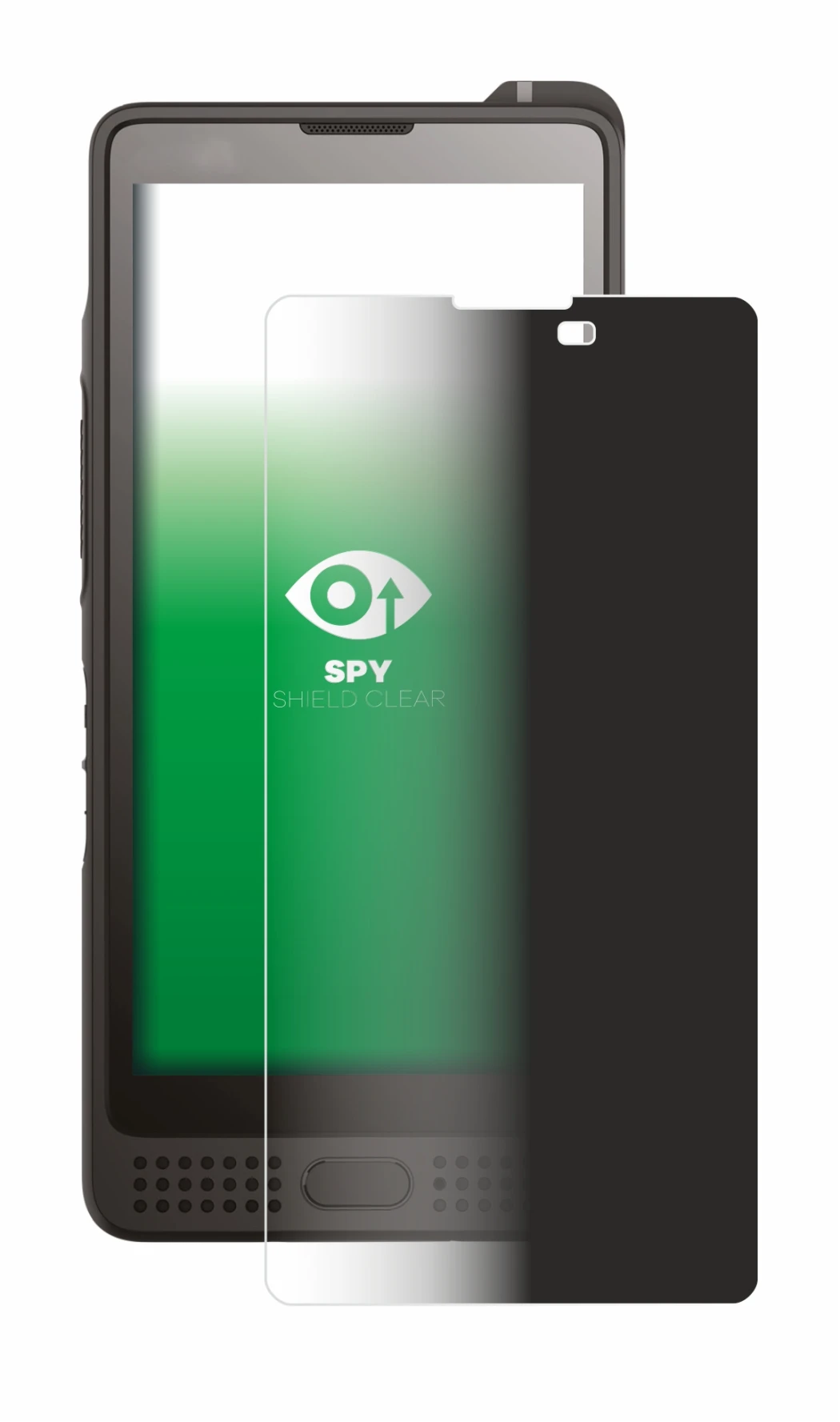Image of the device Sonim XP10 with a wide variety of screen protectors.