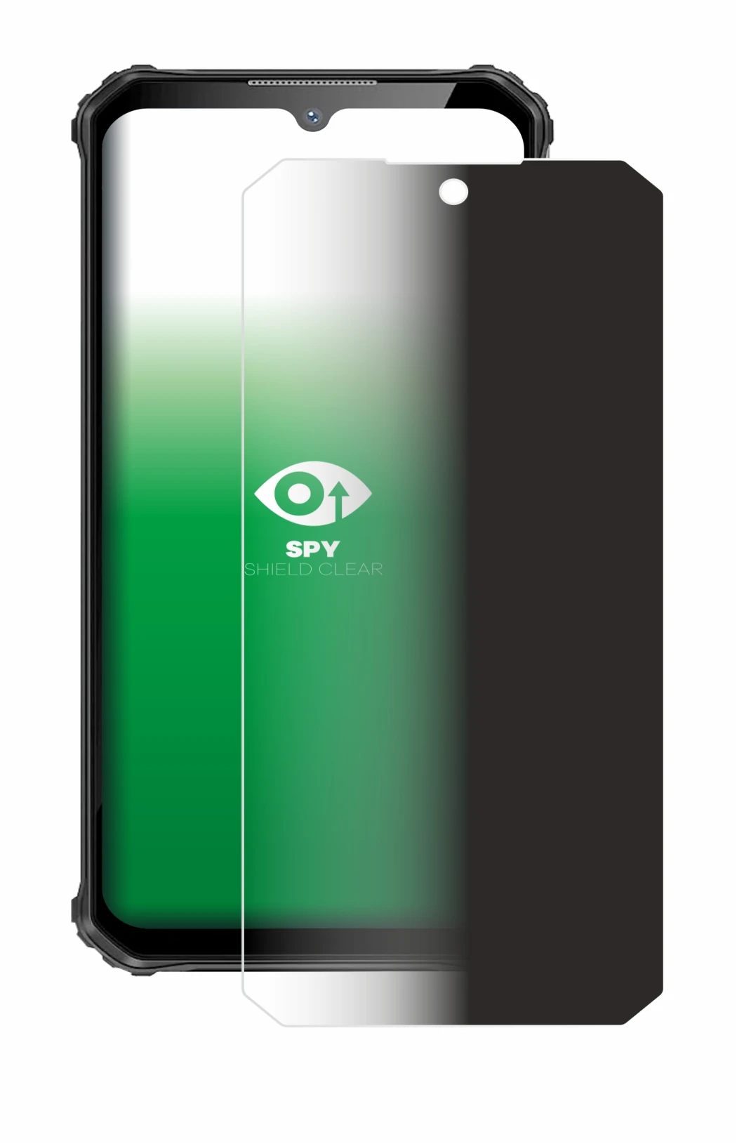 Image of the device Oukitel WP22 with a wide variety of screen protectors.