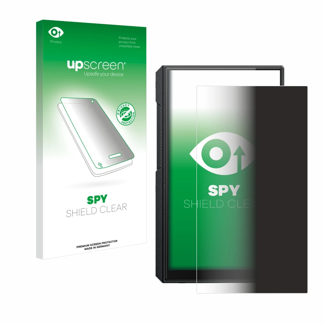 Front side of a product packaging with the brand logo upscreen. Next to it is the device FiiO M11s shown with the correspondin