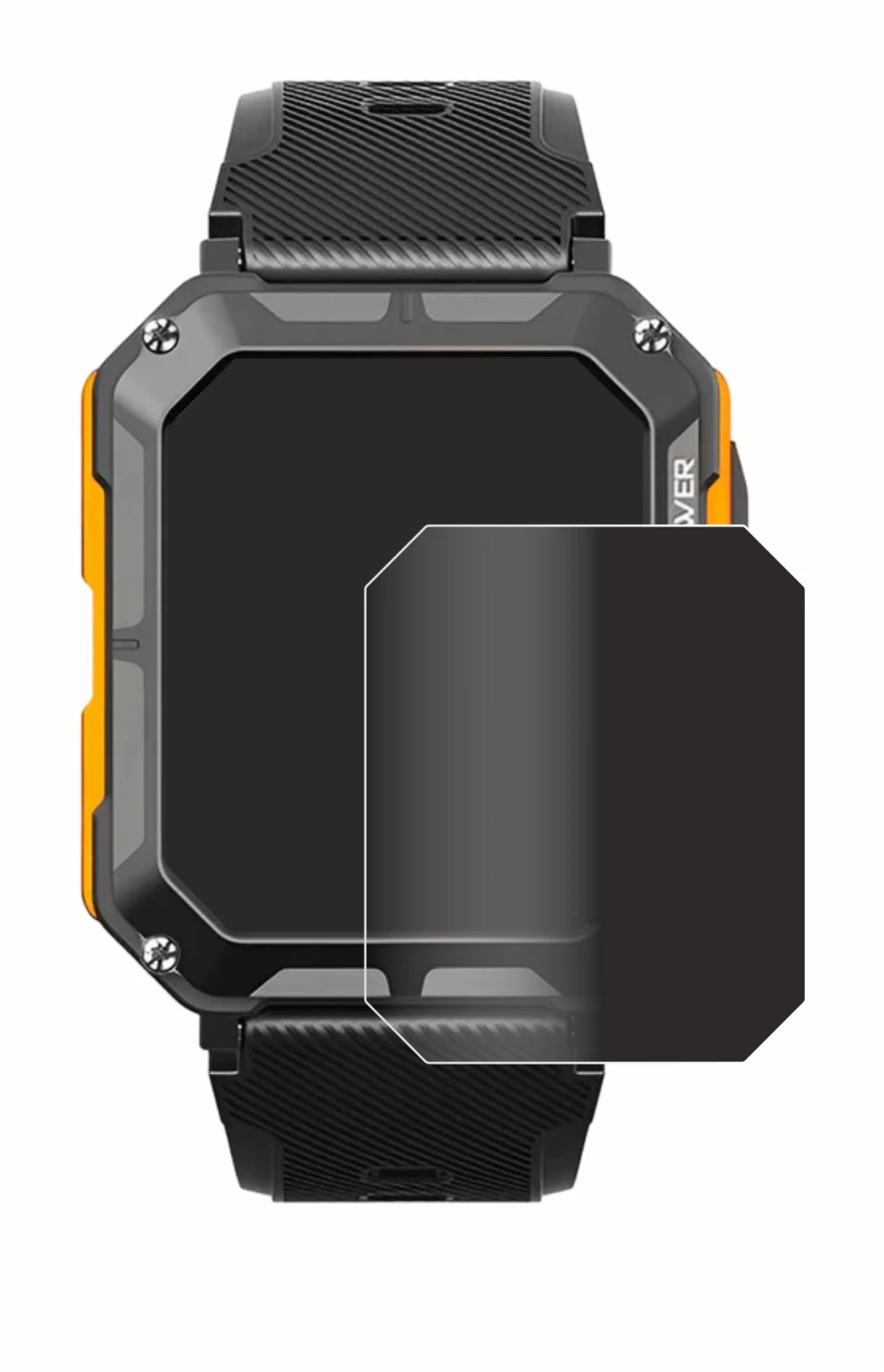 Image of the device Njord Gear The Indestructible Smartwatch with a wide variety of screen protectors.