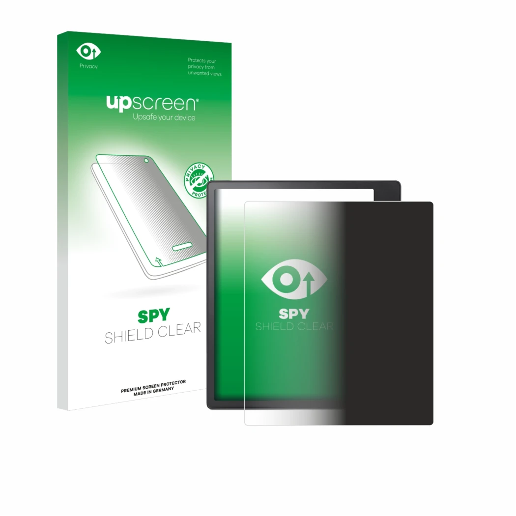Front side of a product packaging with the brand logo upscreen. Next to it is the device Kobo Elipsa 2E shown with the corresp