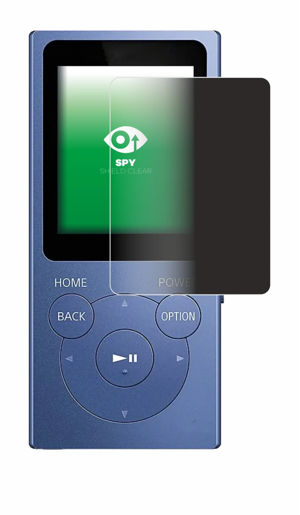 Image of the device Sony Walkman NW-E394 with a wide variety of screen protectors.