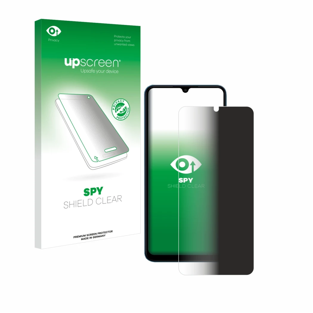Front side of a product packaging with the brand logo upscreen. Next to it is the device Xiaomi Redmi 13C shown with the corre
