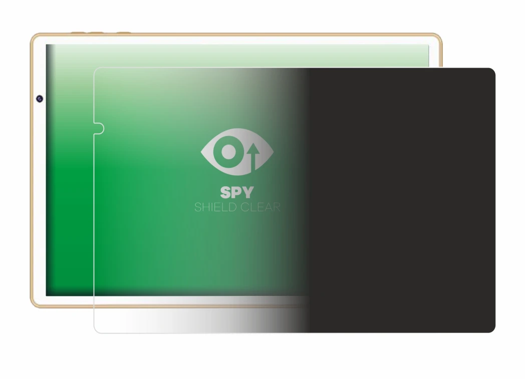 Image of the device Facetel Q3 with a wide variety of screen protectors.
