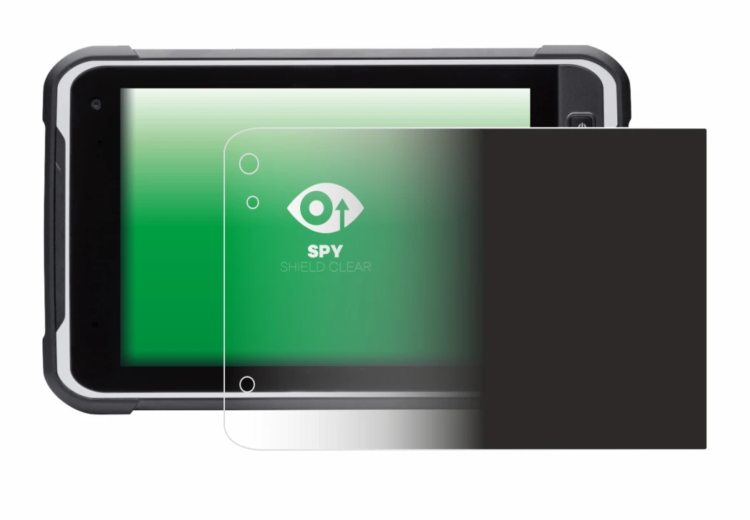 Image of the device Handheld Algiz RT8 with a wide variety of screen protectors.