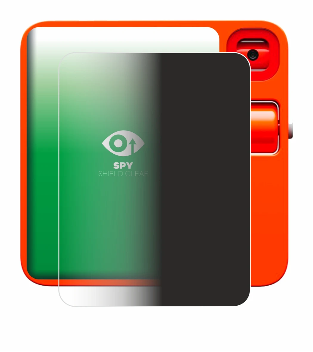 Image of the device rabbit r1 with a wide variety of screen protectors.