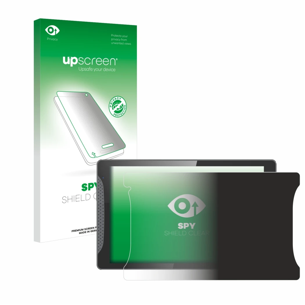Front side of a product packaging with the brand logo upscreen. Next to it is the device Logicom Multimedia Stand Pro shown wi