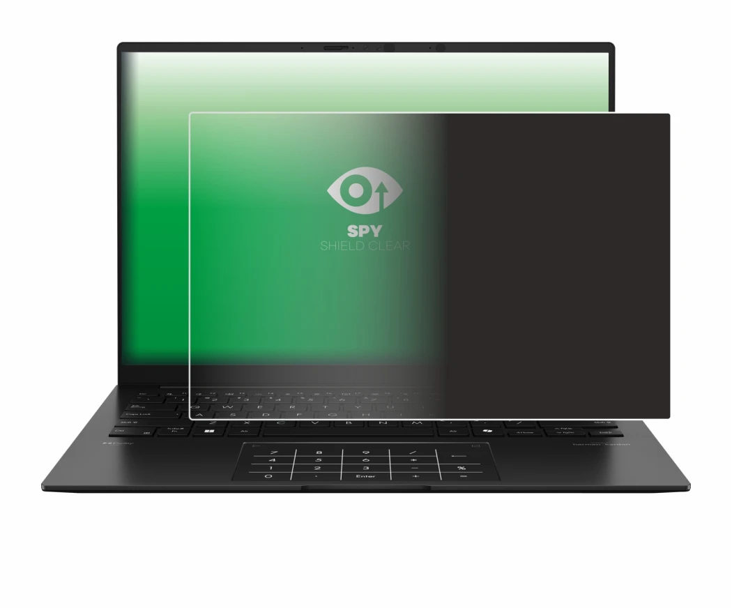 Image of the device ASUS ZenBook 14 OLED UM3406 with a wide variety of screen protectors.