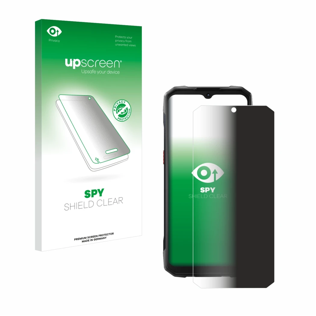 Front side of a product packaging with the brand logo upscreen. Next to it is the device Hotwav Cyber 15 shown with the corres
