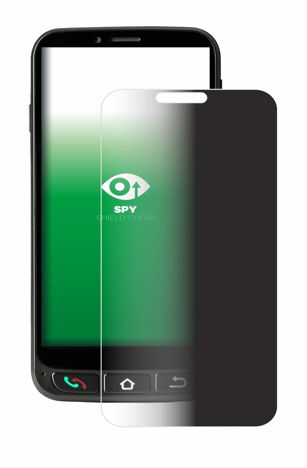Image of the device SPC Zeus 4G Pro with a wide variety of screen protectors.