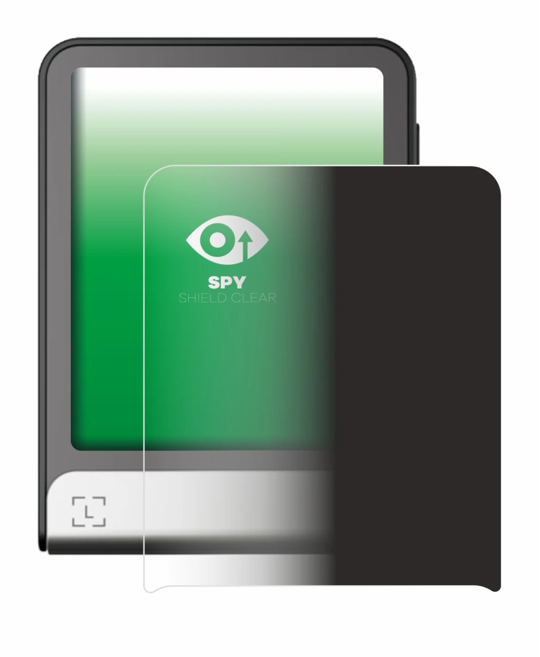 Image of the device Ledger Flex with a wide variety of screen protectors.