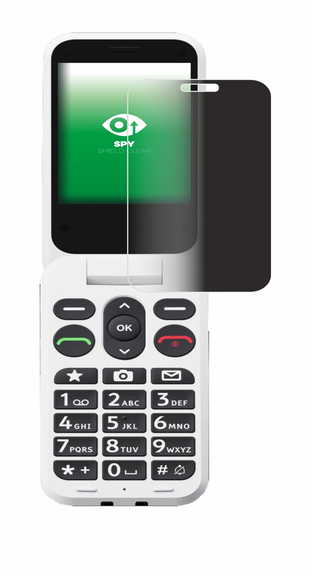 Image of the device Doro Leva L20 with a wide variety of screen protectors.