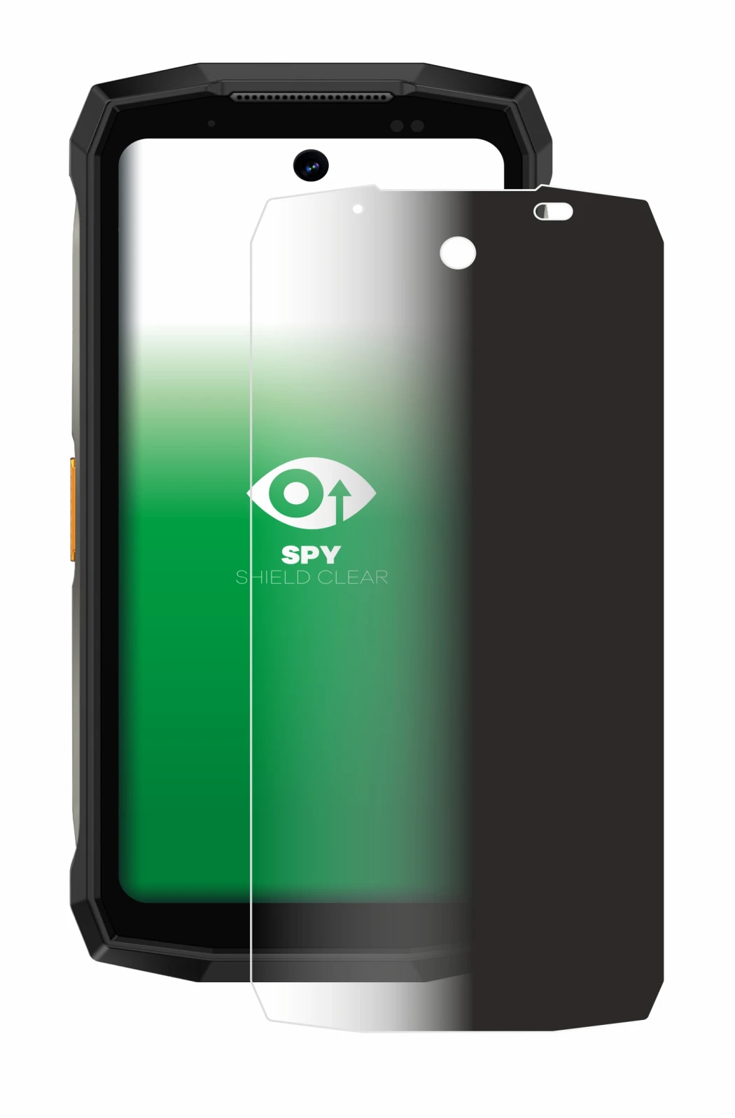 Image of the device Ulefone Armor Mini 20 Pro with a wide variety of screen protectors.