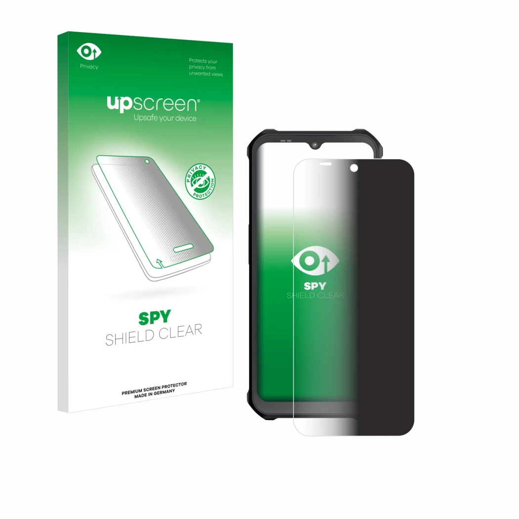 Front side of a product packaging with the brand logo upscreen. Next to it is the device Sonim XP400 shown with the correspond