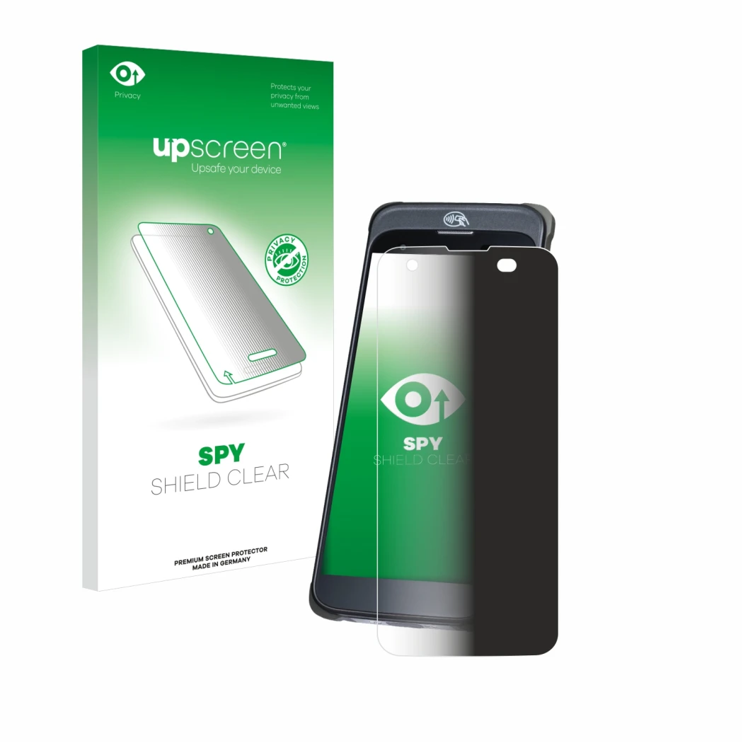 Front side of a product packaging with the brand logo upscreen. Next to it is the device Orderman 10 shown with the correspond