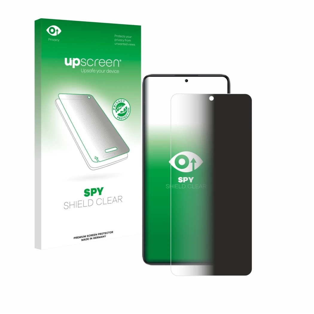 Front side of a product packaging with the brand logo upscreen. Next to it is the device Xiaomi Poco F7 Ultra shown with the c