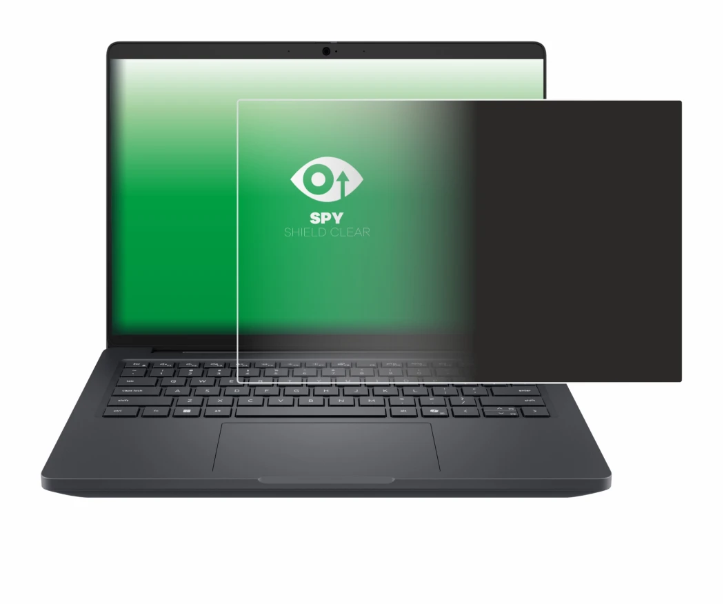 Image of the device Dell Pro Max 14 with a wide variety of screen protectors.