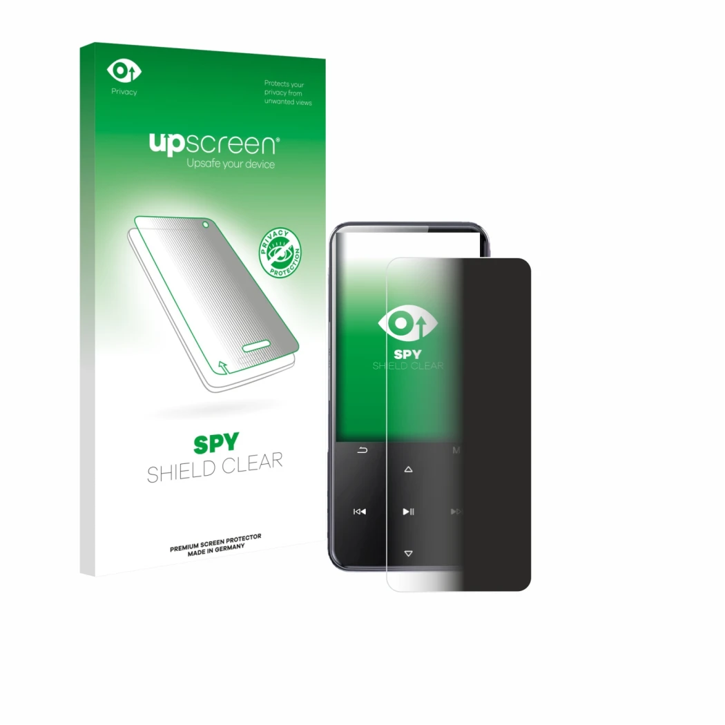 Front side of a product packaging with the brand logo upscreen. Next to it is the device AGPtek M3 shown with the correspondin