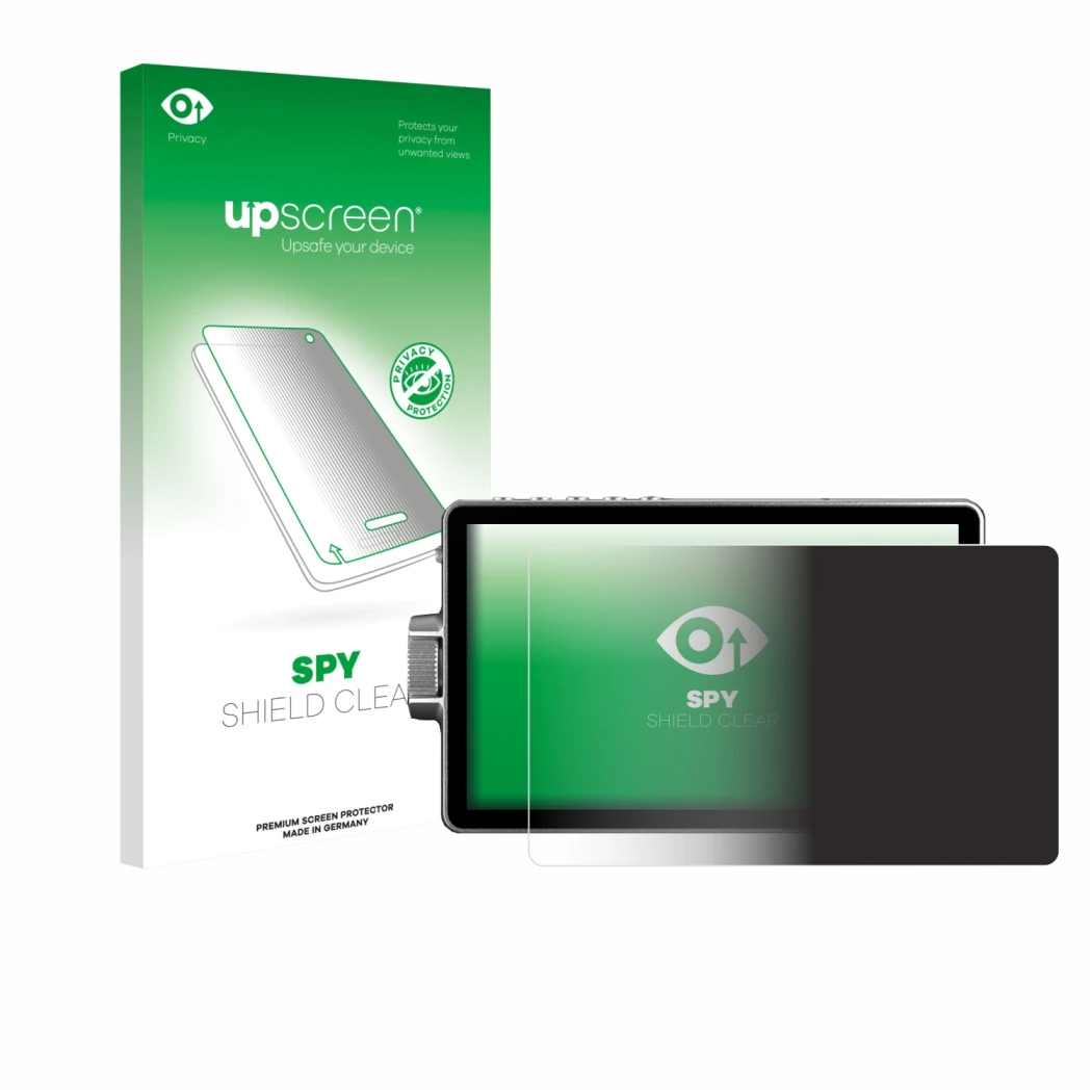Front side of a product packaging with the brand logo upscreen. Next to it is the device Viltrox DC-A1 2800 shown with the cor