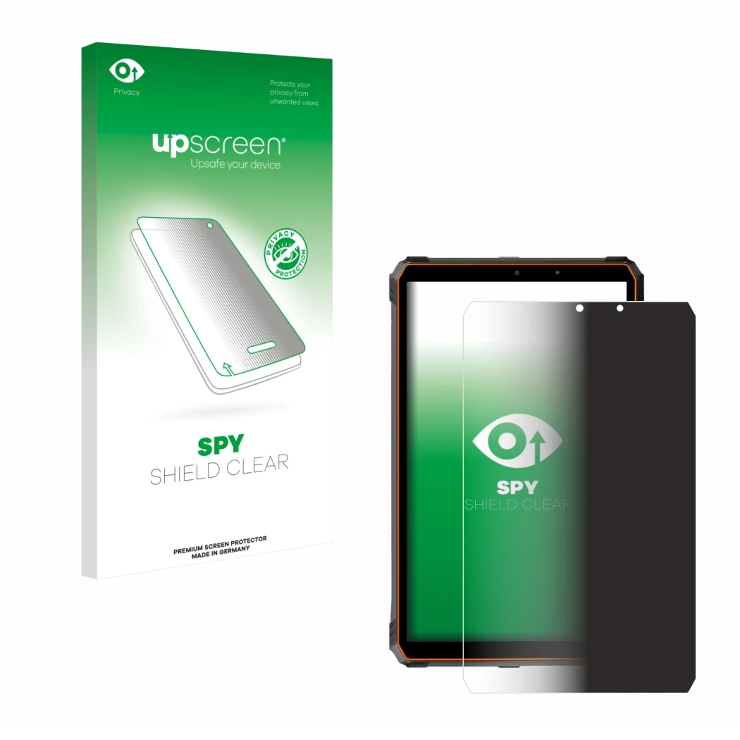 Front side of a product packaging with the brand logo upscreen. Next to it is the device Blackview Active 5 shown with the cor